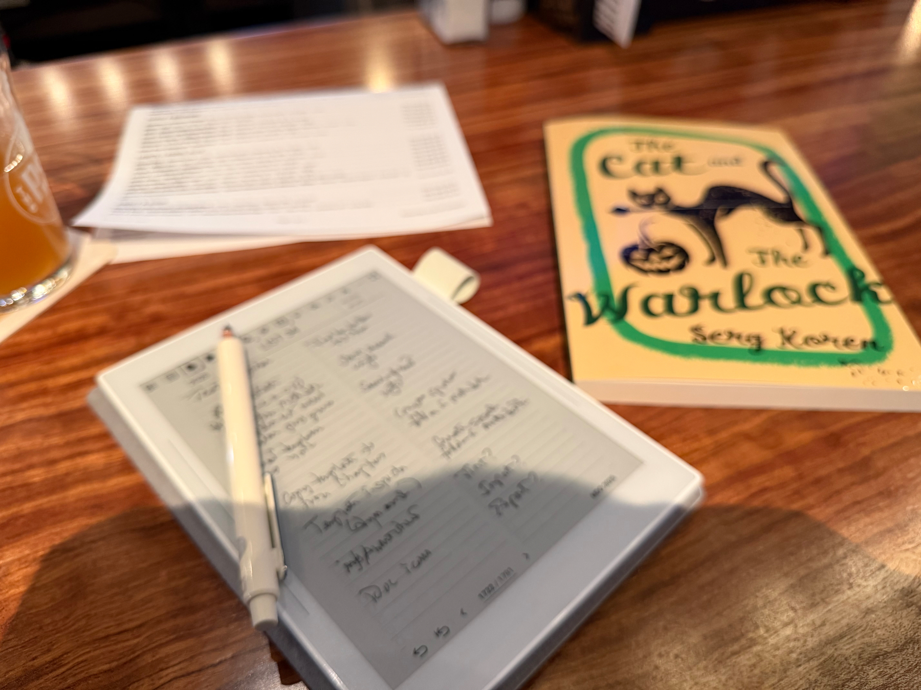 SuperNote Nomad and “The Cat and the Warlock”