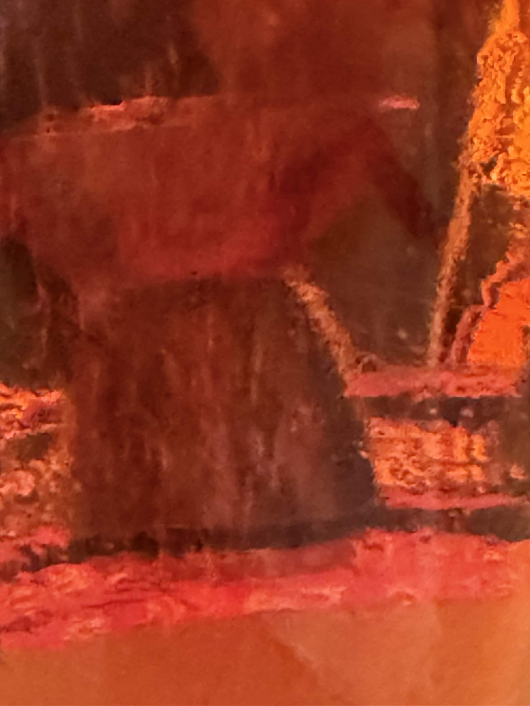 Image through a glass 