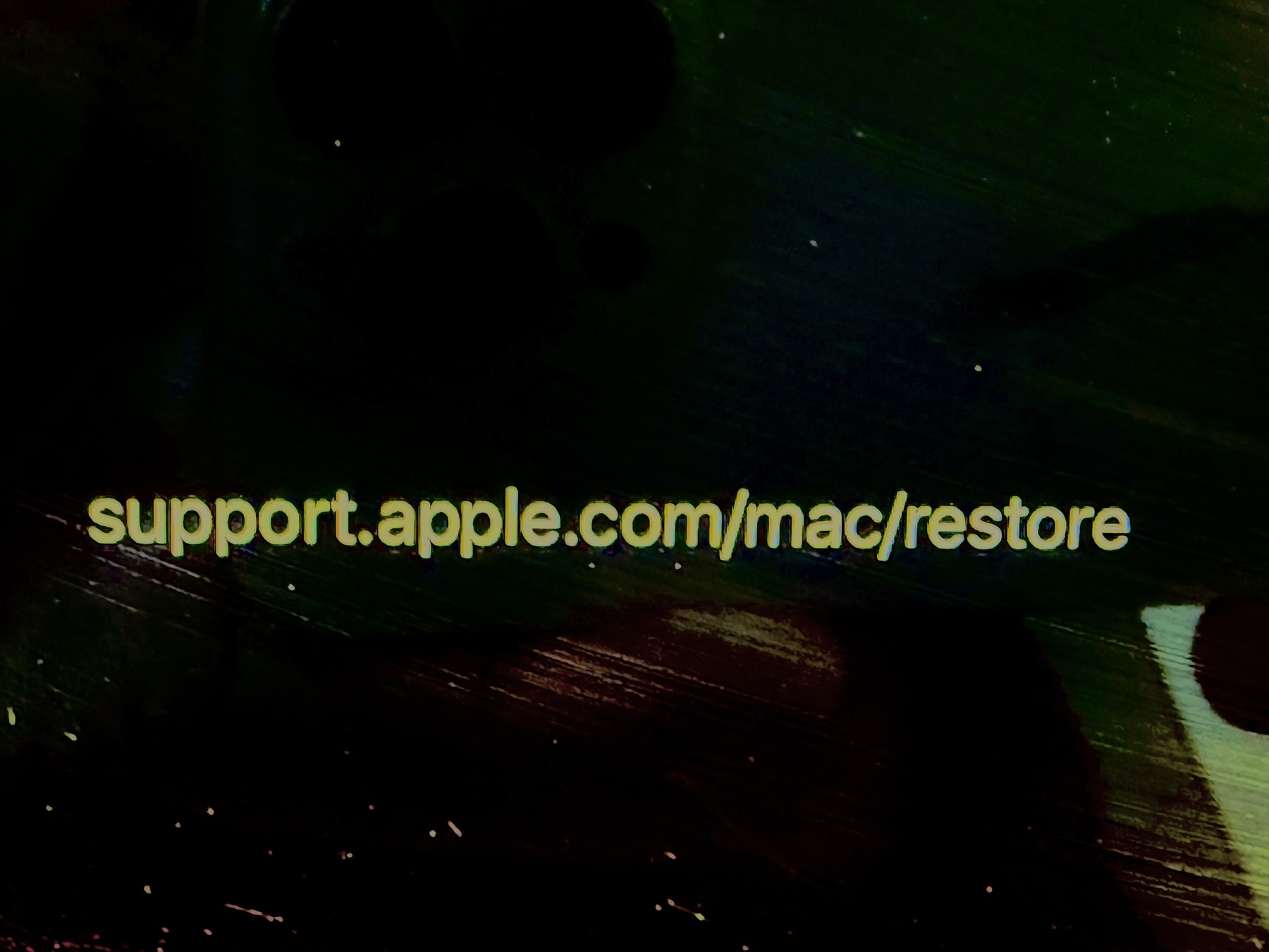 Firmware error. 