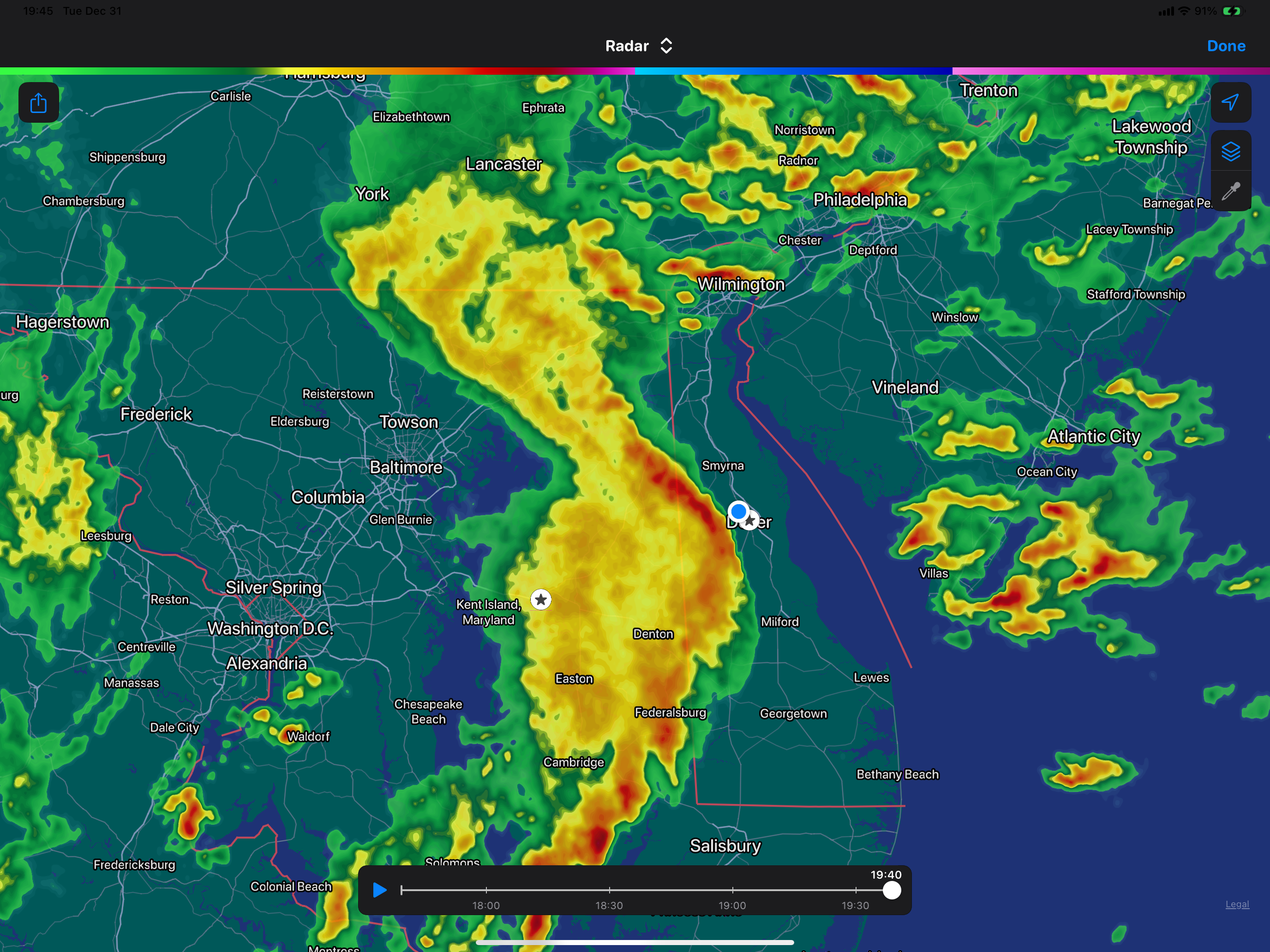 Weather map