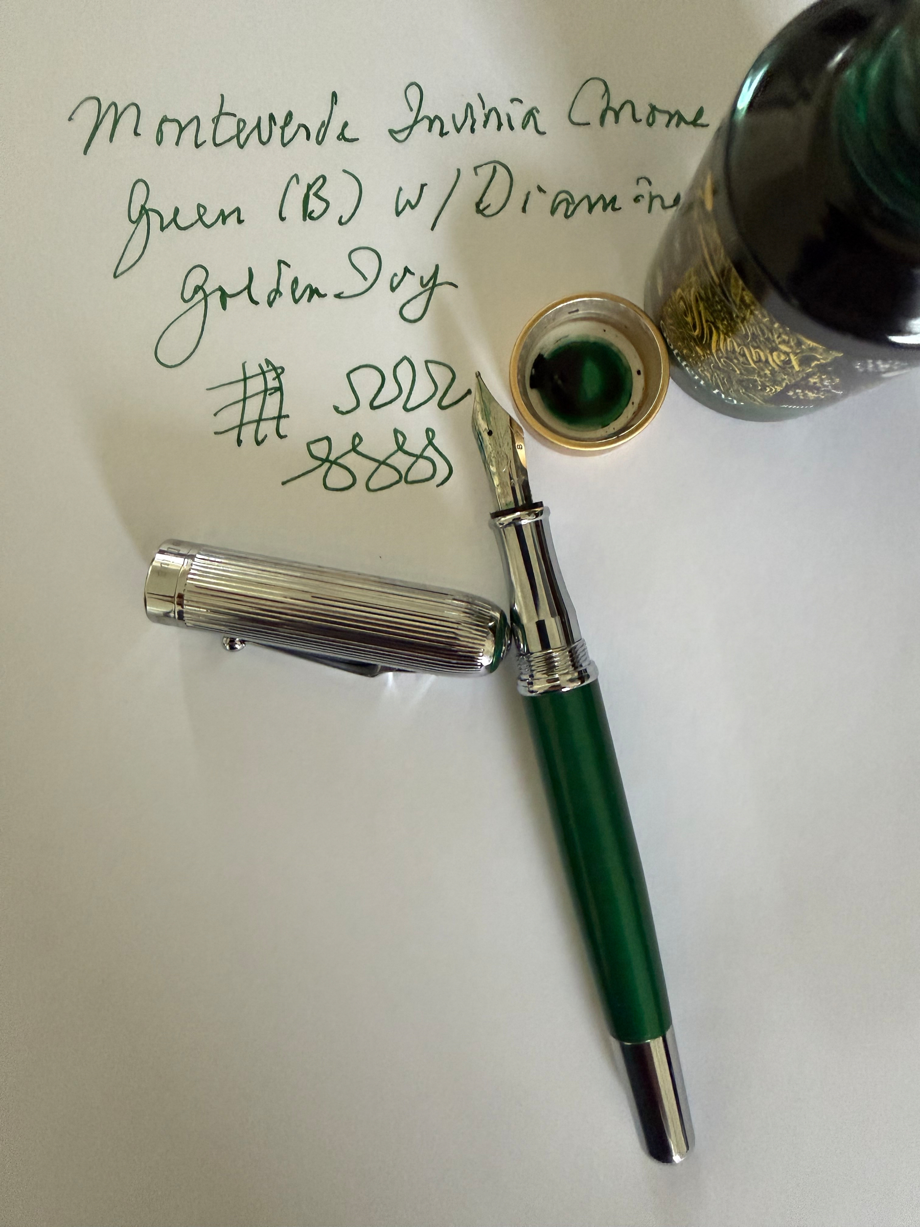 Fountain pen and ink 