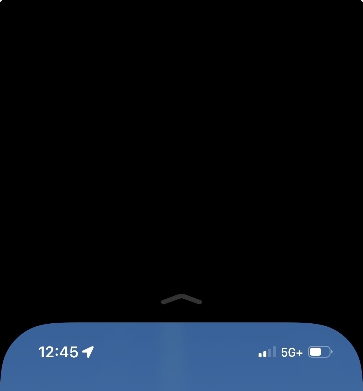 Half screen display on iPhone