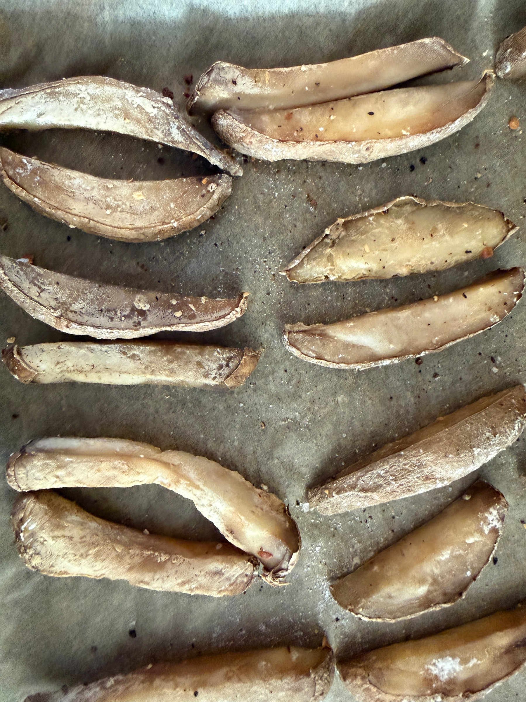 Baked yogurt fermented potatoes 