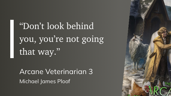 Quote from “Arcane Veternarian 3” - Michael James Ploof 