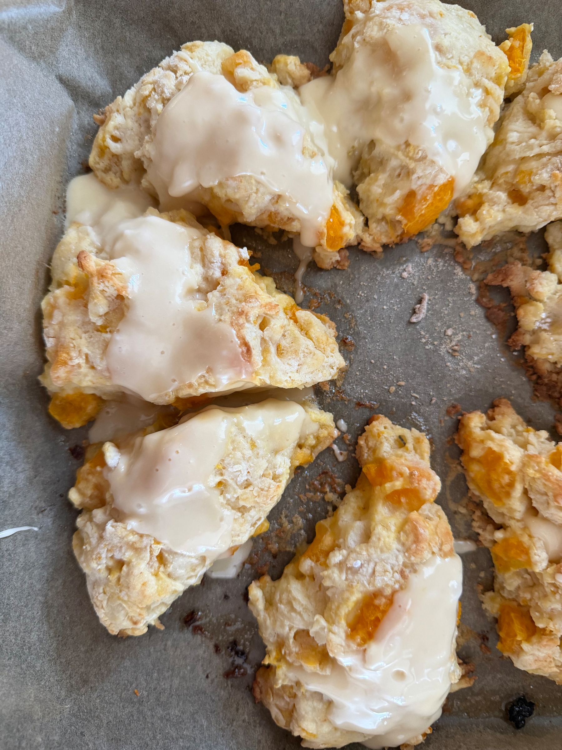 Mandarin orange scones.
