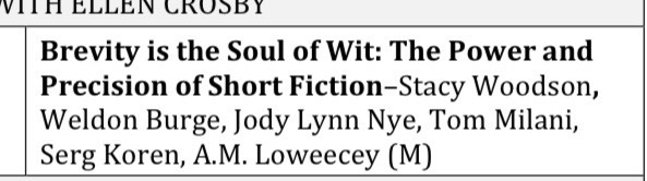 Brevity is the Soul of Wit session