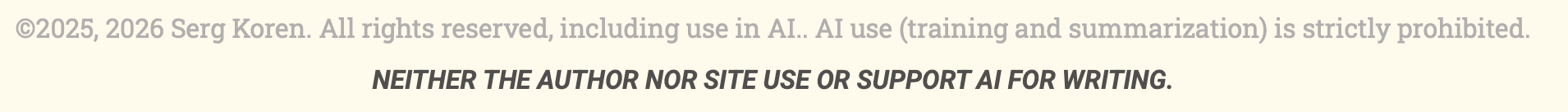 AI prohibition in copyright.