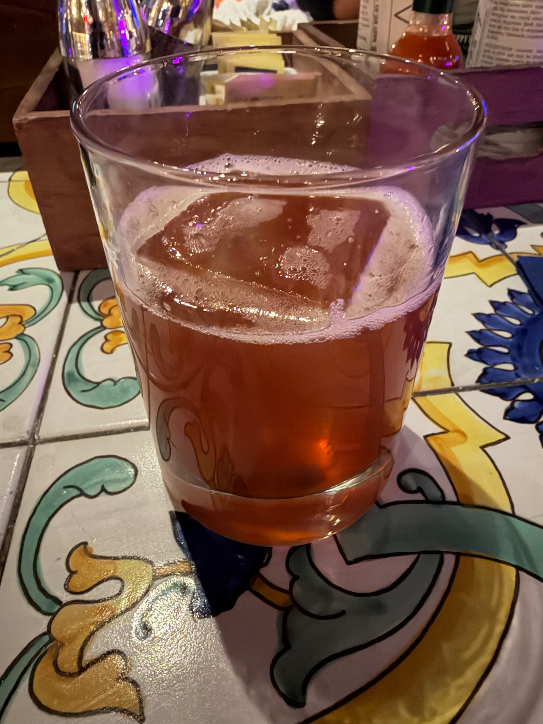 Bourbanized pomegranate juice 