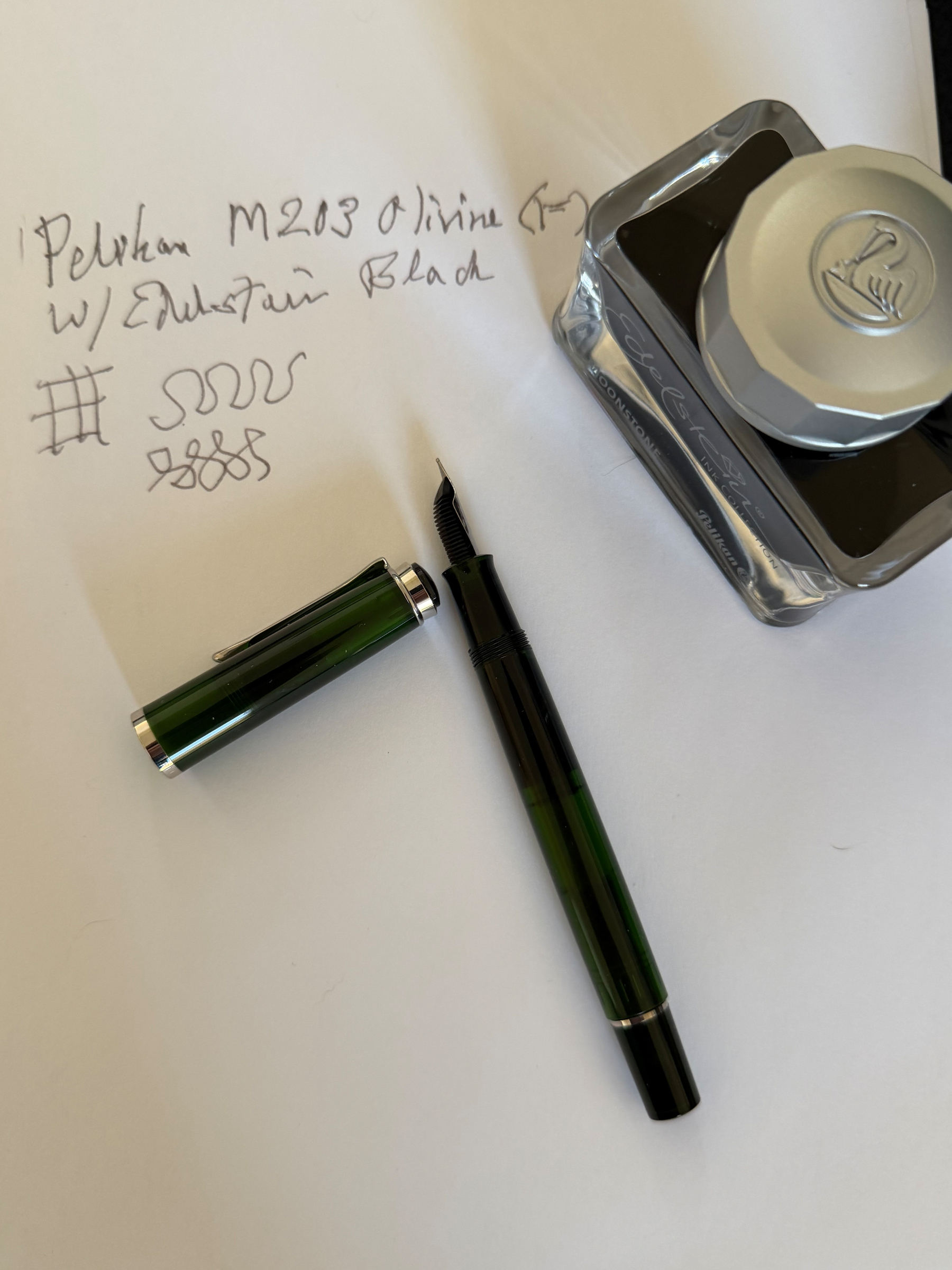 Fountain pen and ink 