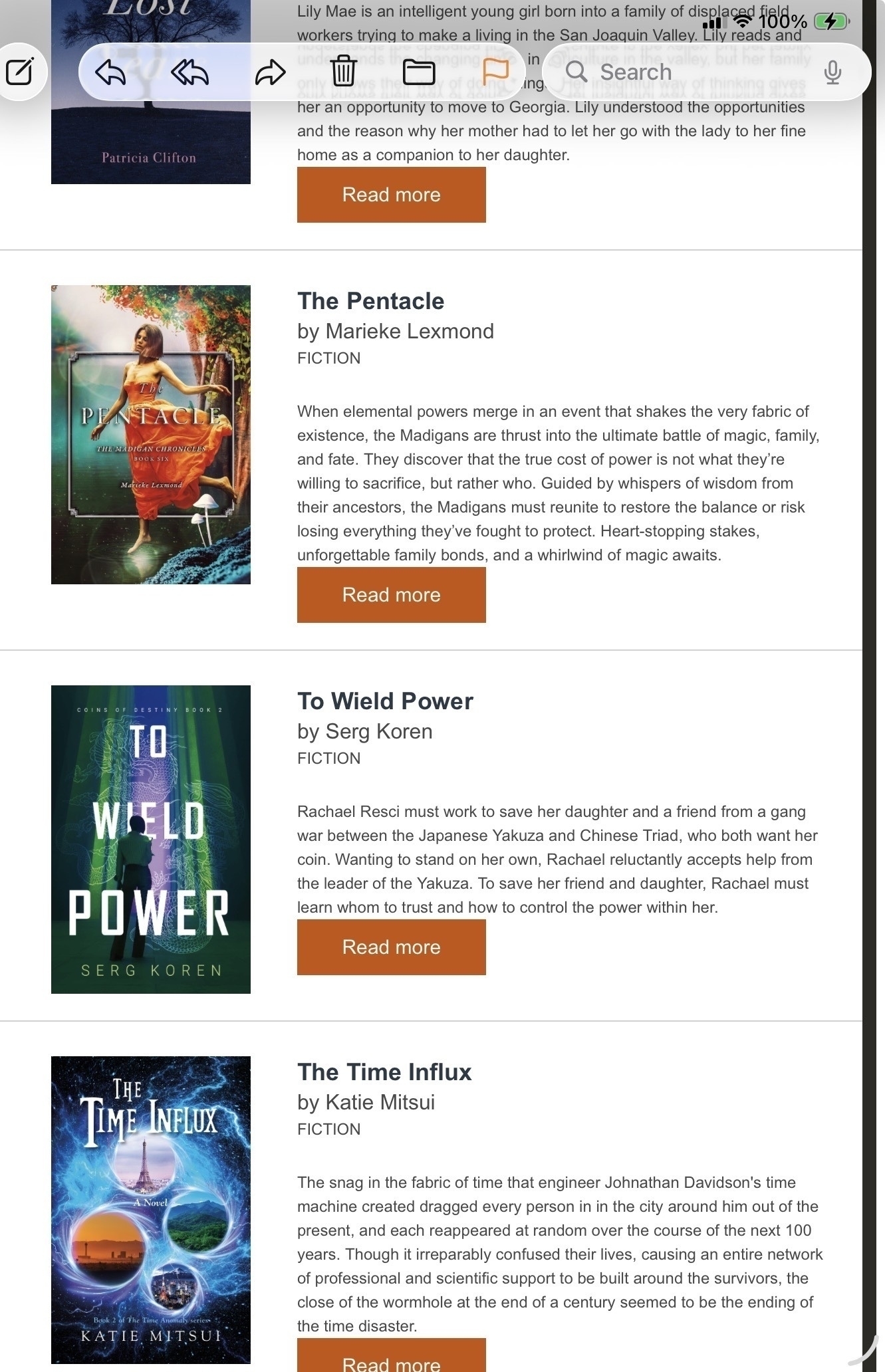 Ad featuring “To Wield Power”. 