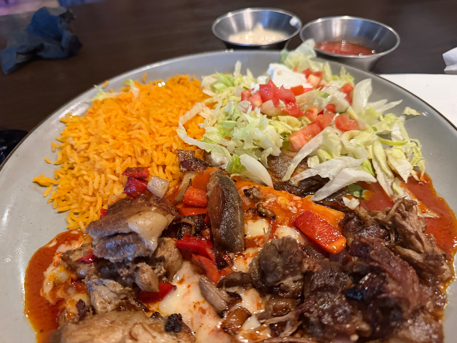 Enchiladas rancheros 