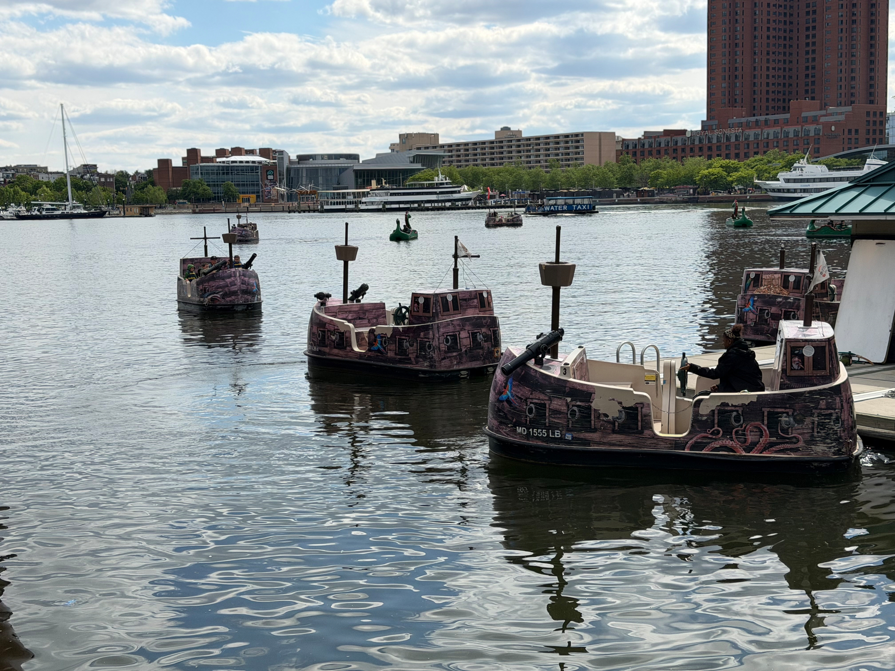 Pirate boats. 