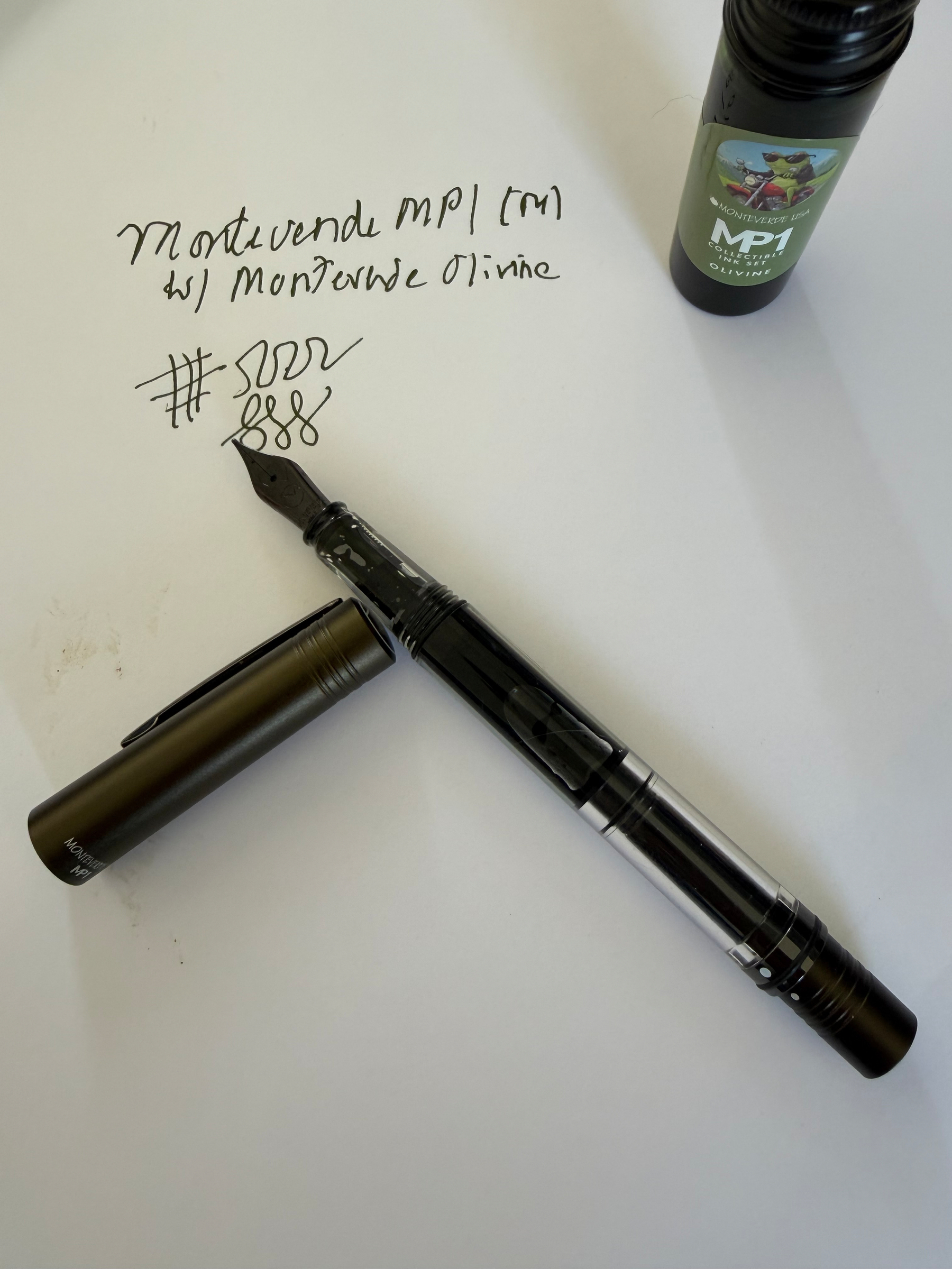 Fountain pen and ink 