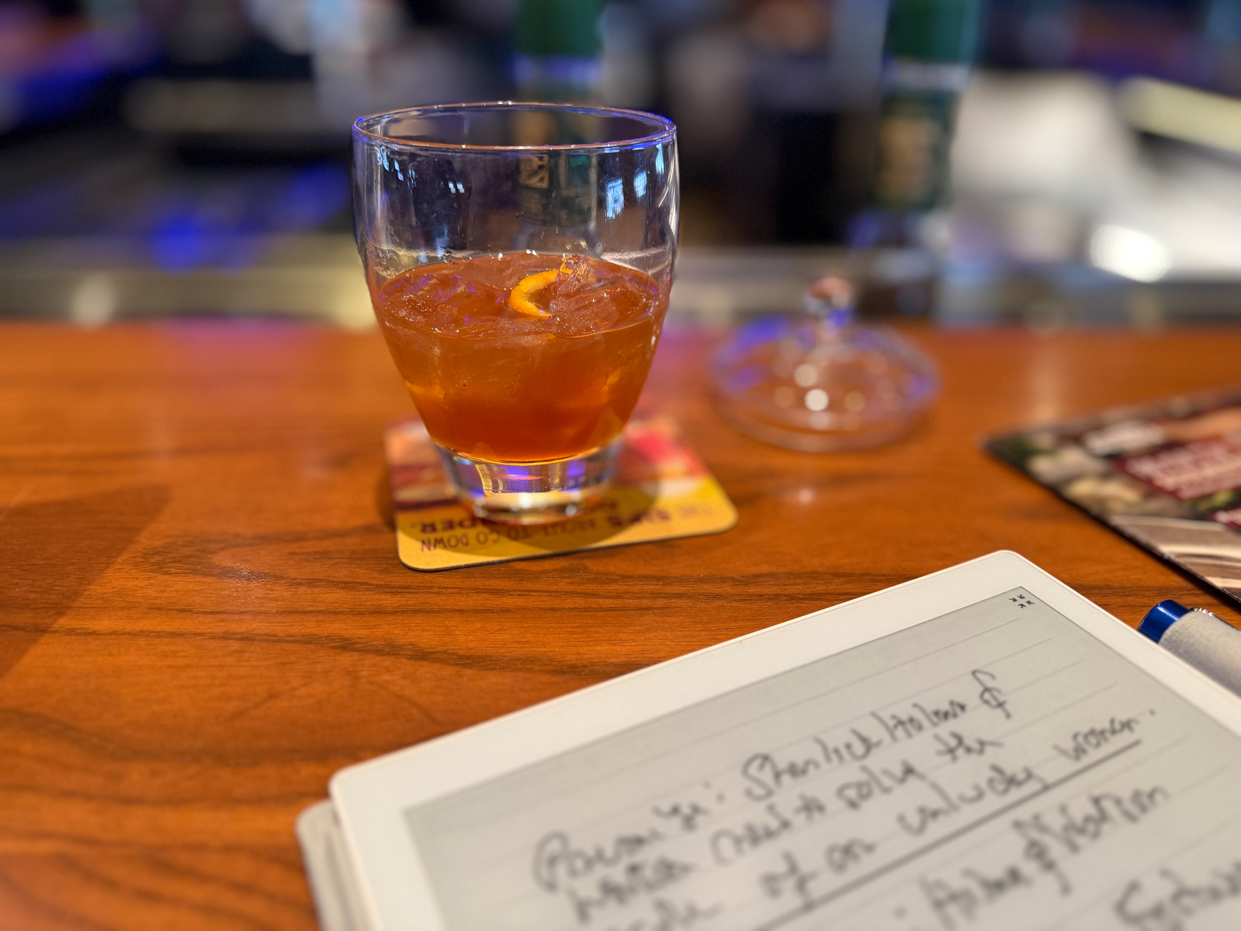 Old fashioned and the SuperNote 