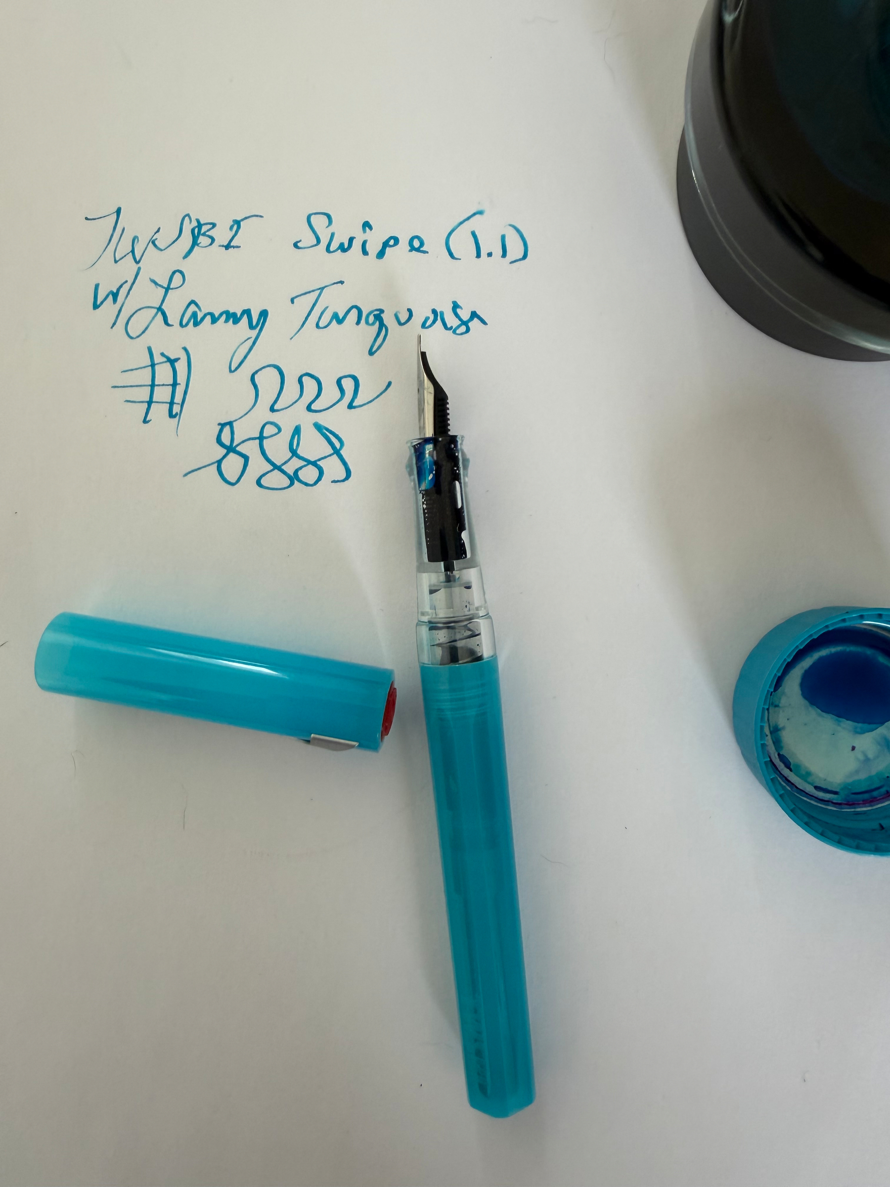 Fountain pen and ink 