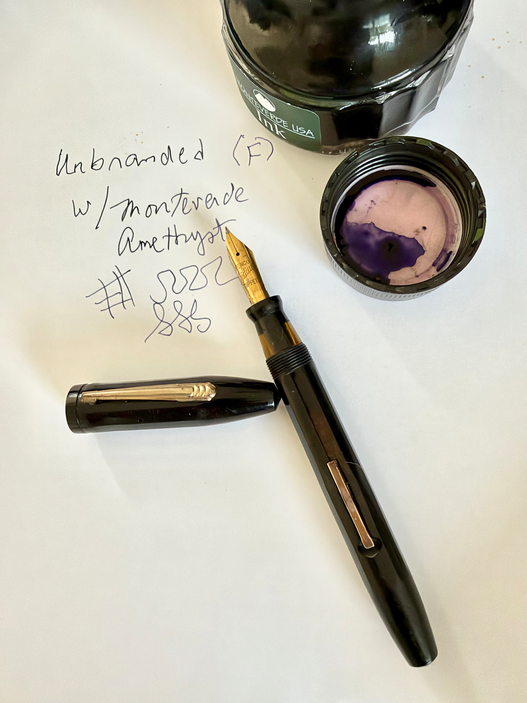 Fountain pen and ink 