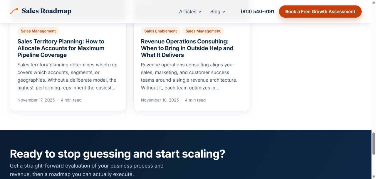 Sales Management - Sales Roadmap