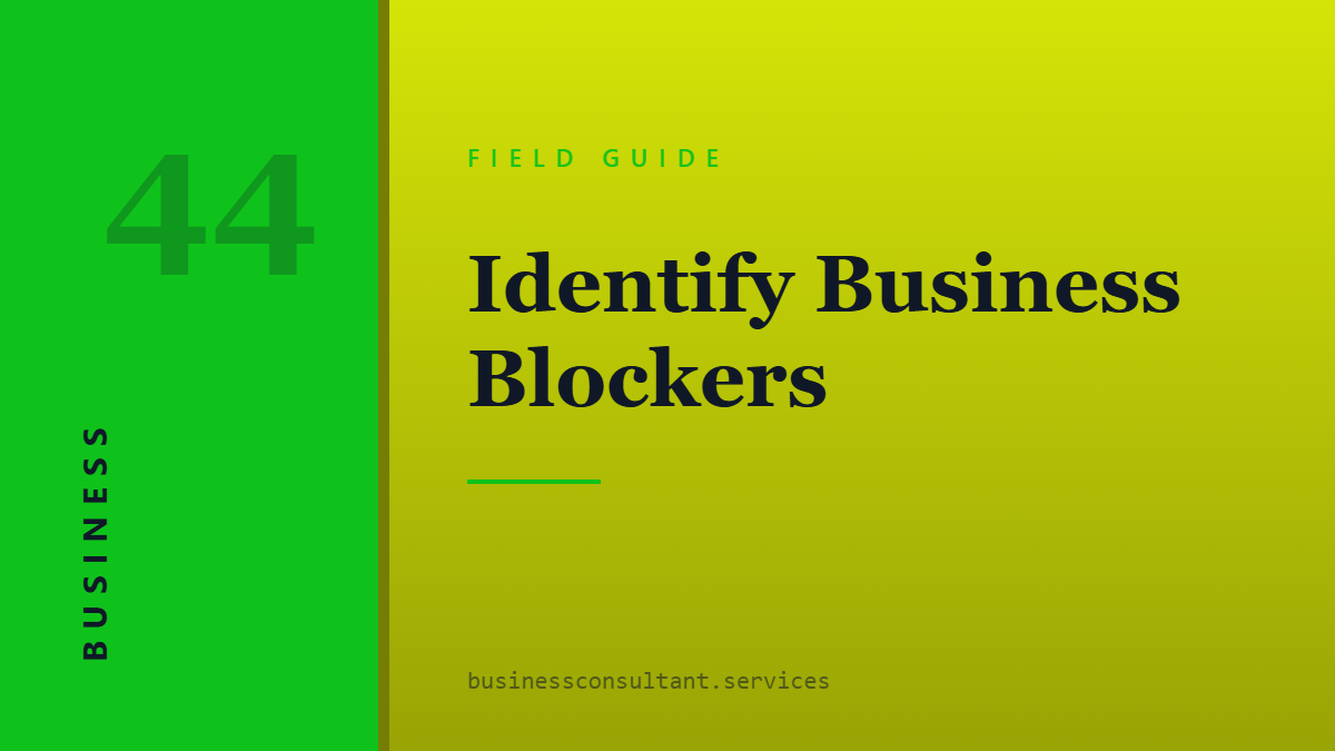 Social card for businessconsultant.services: Identify Business Blockers (BUSINESS)