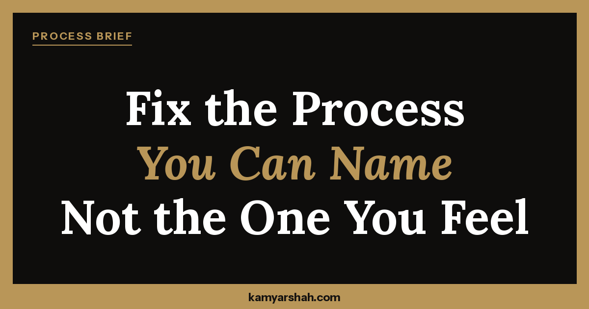 Business Process Improvement - Kamyar Shah, Fractional COO