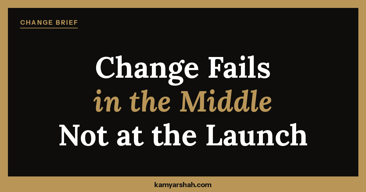 What Is Change Management - Kamyar Shah, Fractional COO