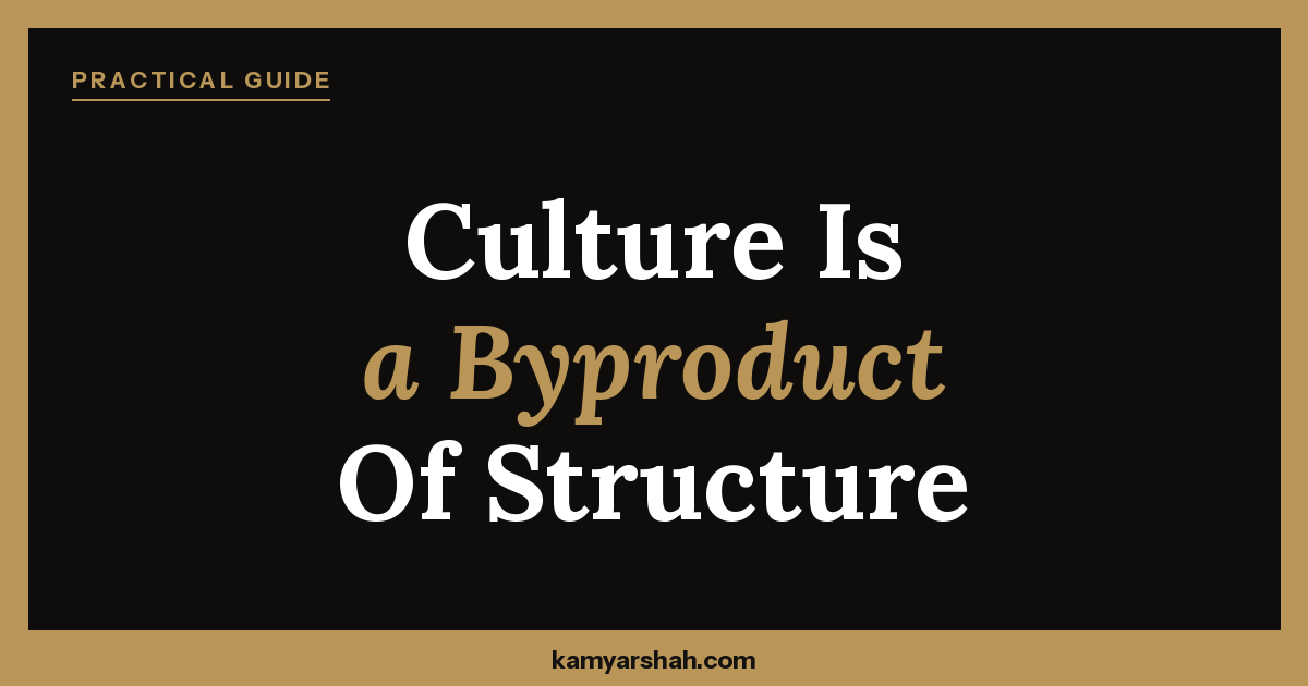Why Organizational Development Matters - Kamyar Shah, Fractional COO