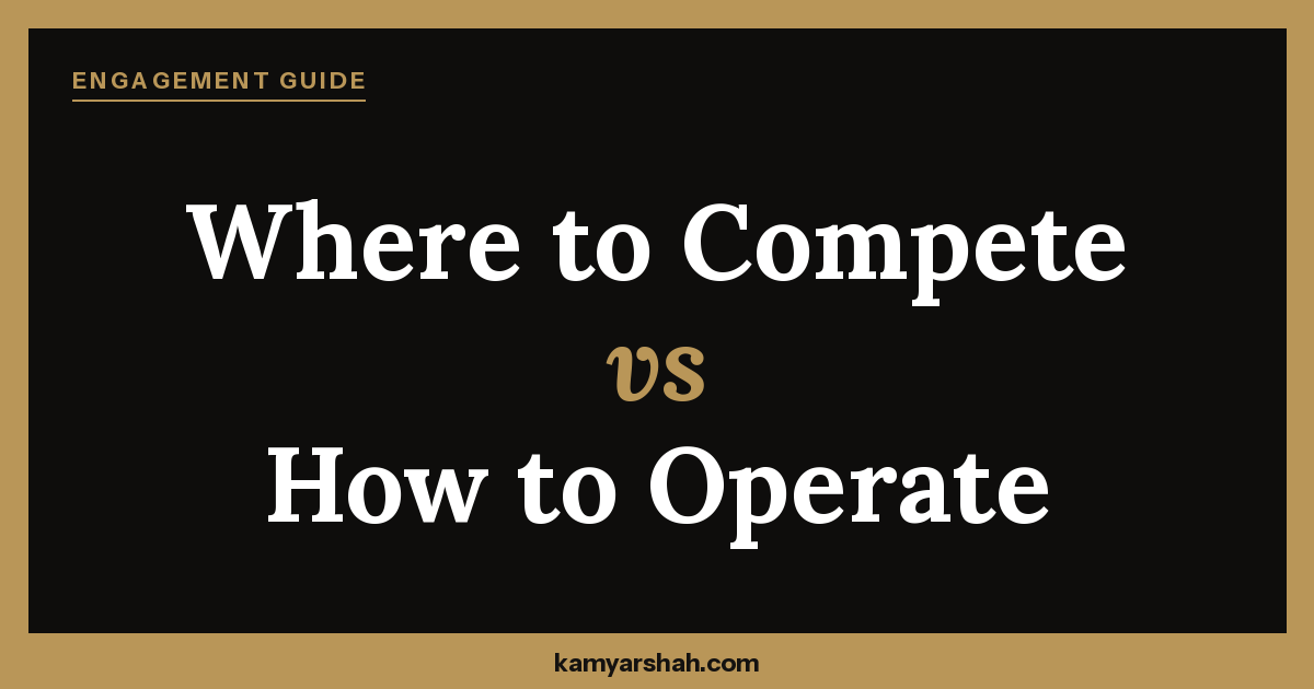Strategy Consulting vs Business Consulting - Kamyar Shah, Fractional COO
