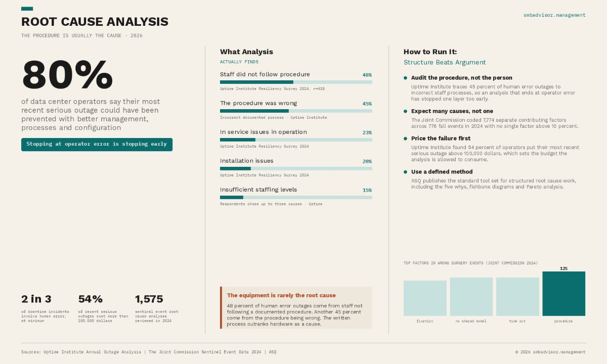 Root Cause Analysis | SMB Advisor