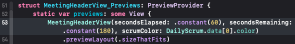 Xcode wrapping a long line