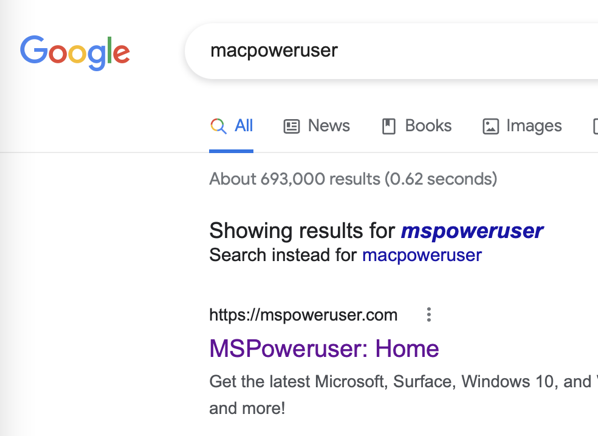 Wrong results for mac power users