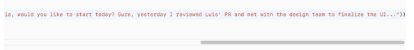 Long string text in xcode