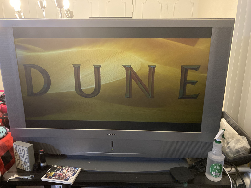 Dune on the Family TV.