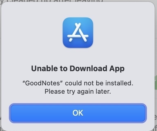 Unable to download an app without any reason on why.