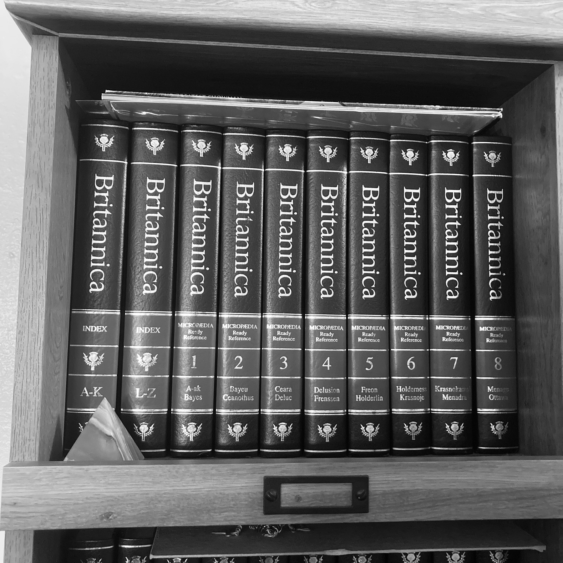 Encyclopedias. 