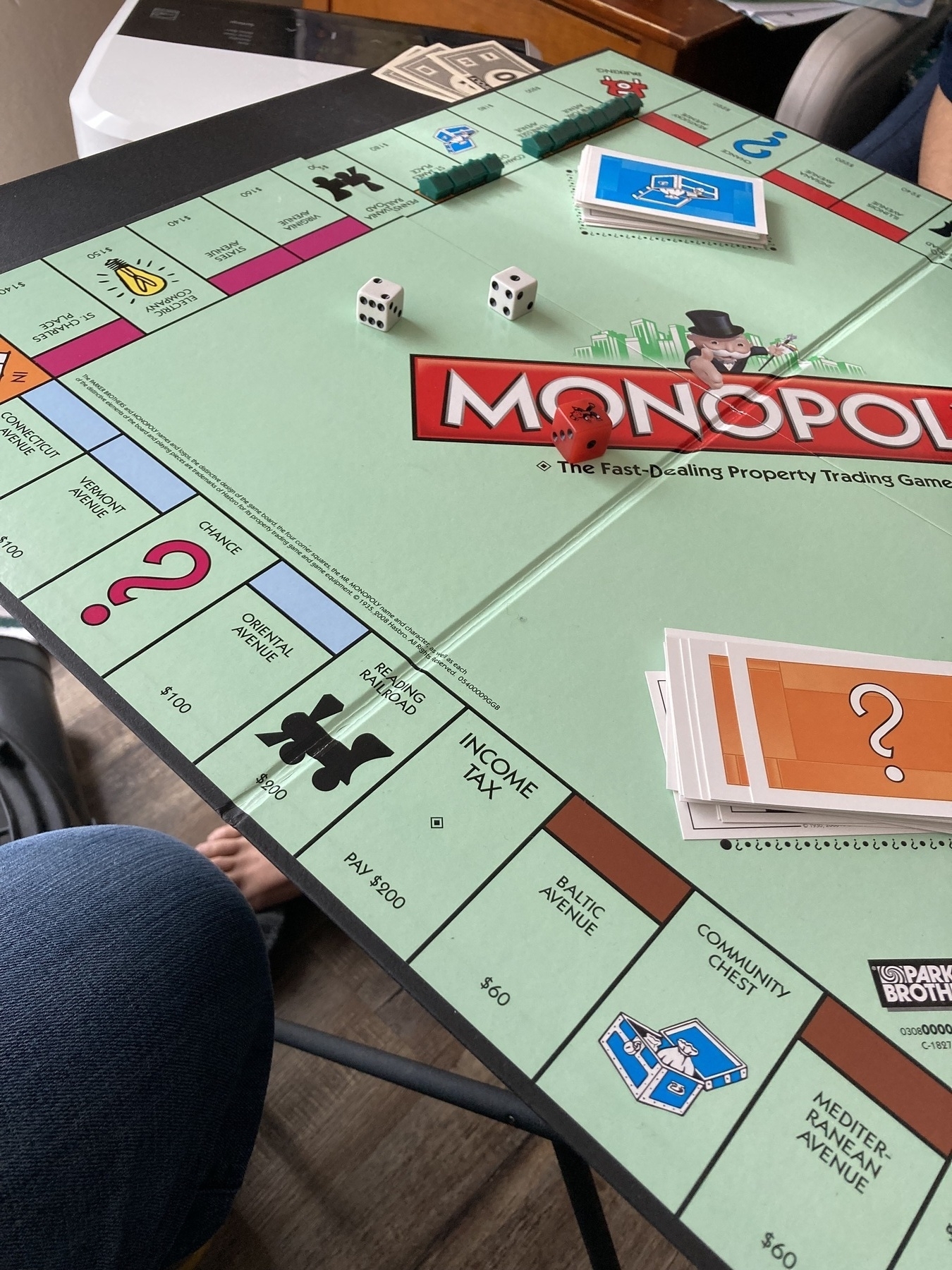 Monopoly game about to start. 