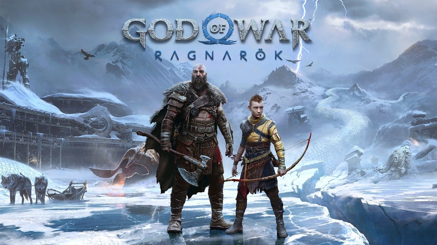 God of war ragnarok hd game poster