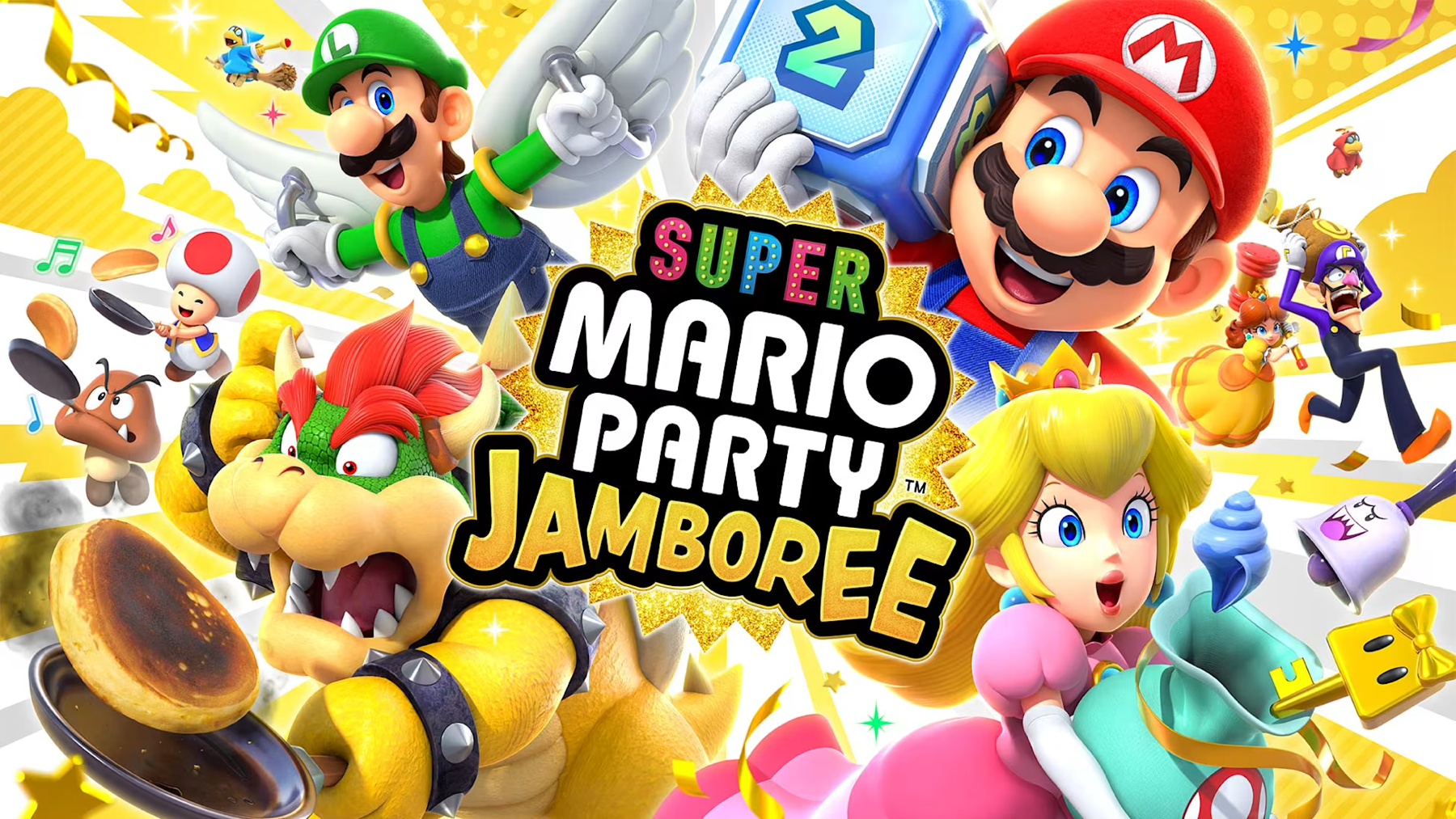 Poster for Super Mario Party Jamboree game.