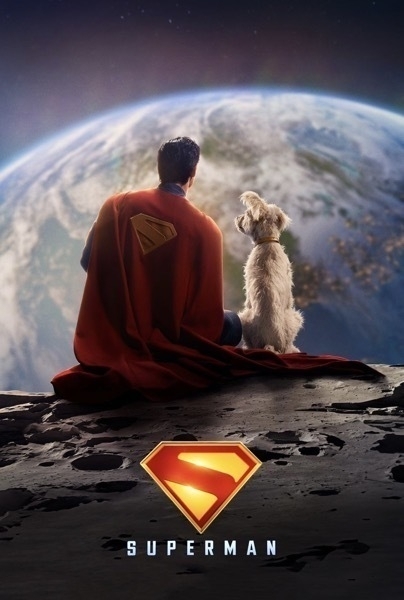 Sometimes you have to take a moment to see the bigger picture Superman 2025 movie poster.