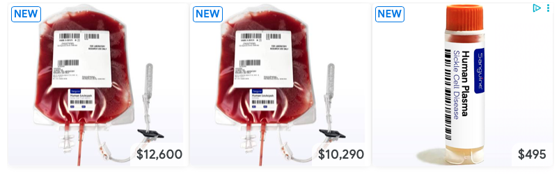 Doubleclick ad for human plasma.