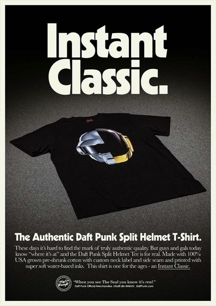 Daft Punk T-Shirt Ad