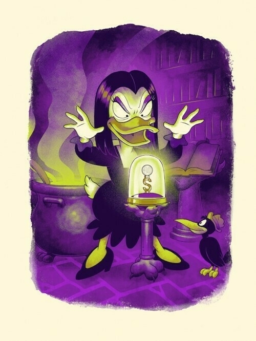 "Magica", Poster by Phantom City Creative. 18"x24" screen print. Hand numbered. Edition of 140. Printed by D&L Screenprinting. $45