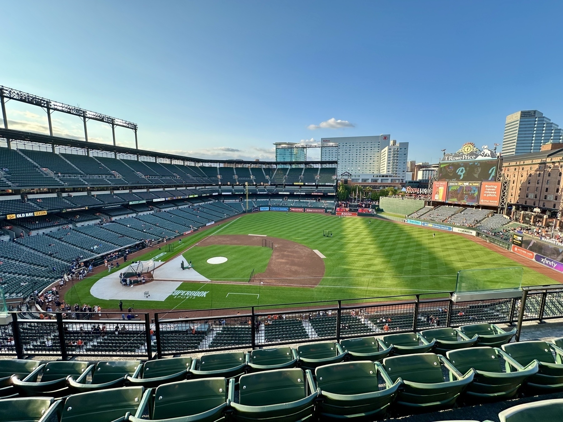 A wide angle view of Oriole Park at Camden Yards, on Friday, September 6, 2024.