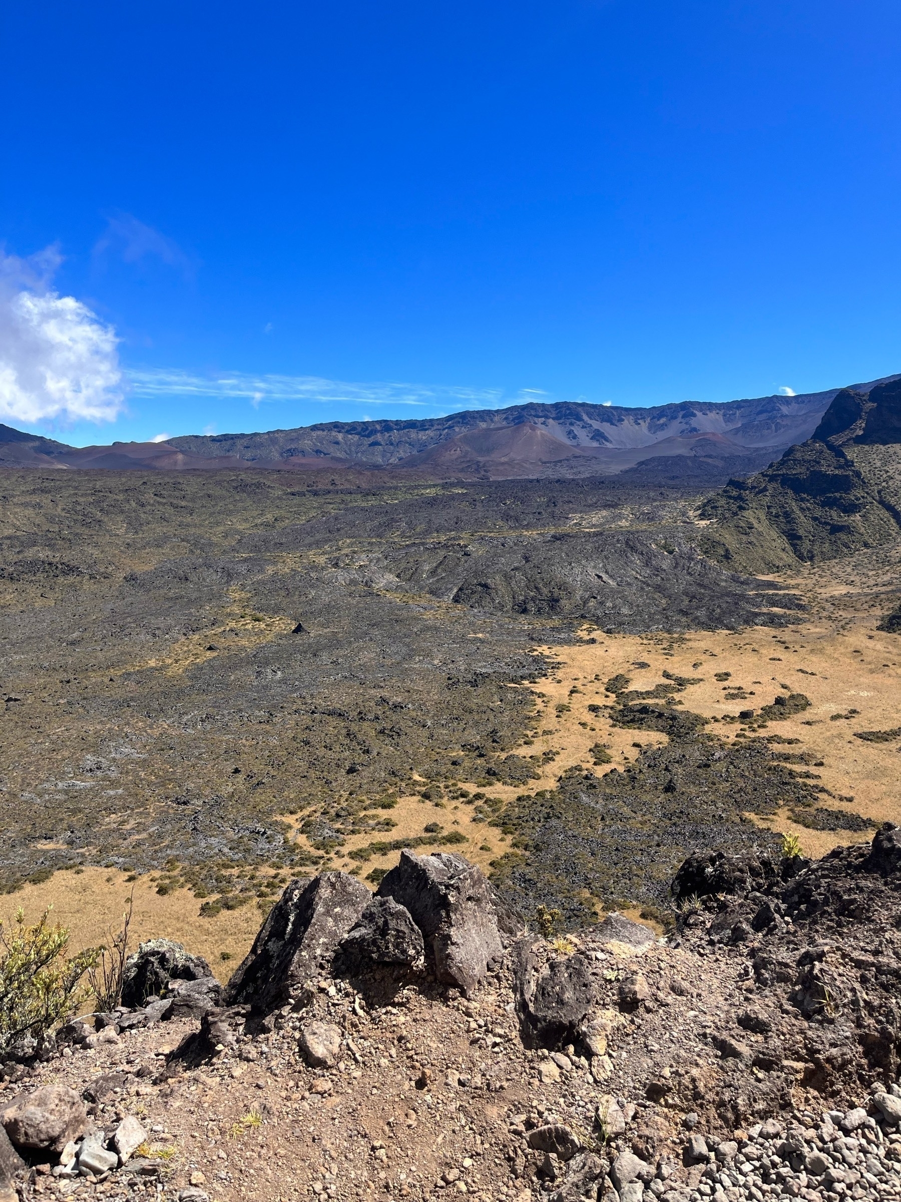 View of Haleakala crater