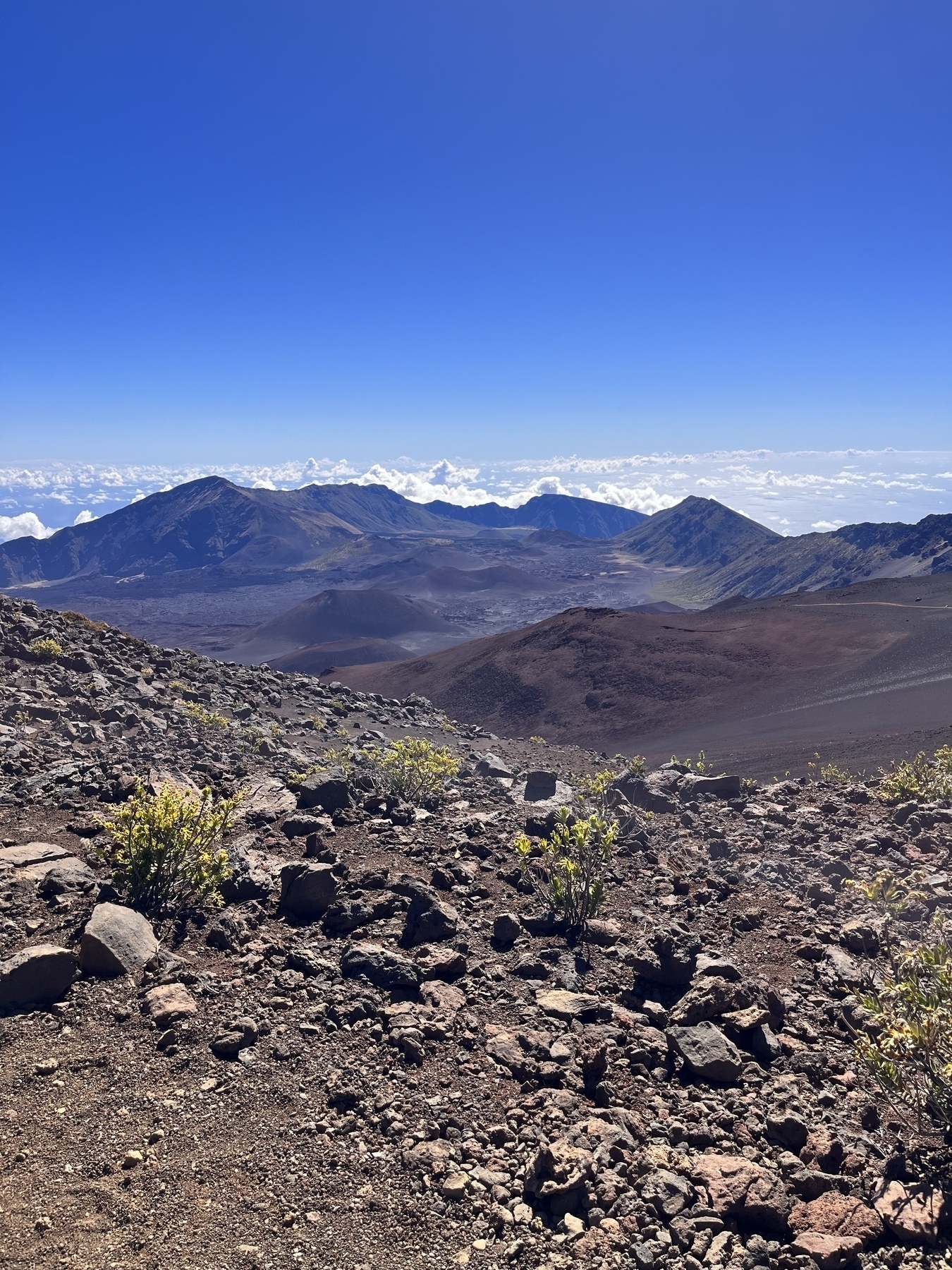 View over Haleakalā Crater