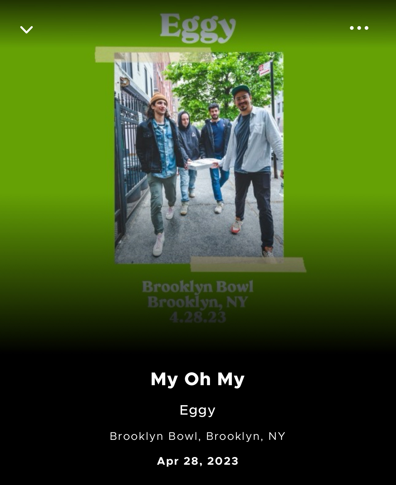 My Oh My&10;Eggy&10;Brooklyn Bowl, Brooklyn, NY&10;Apr 28, 2023