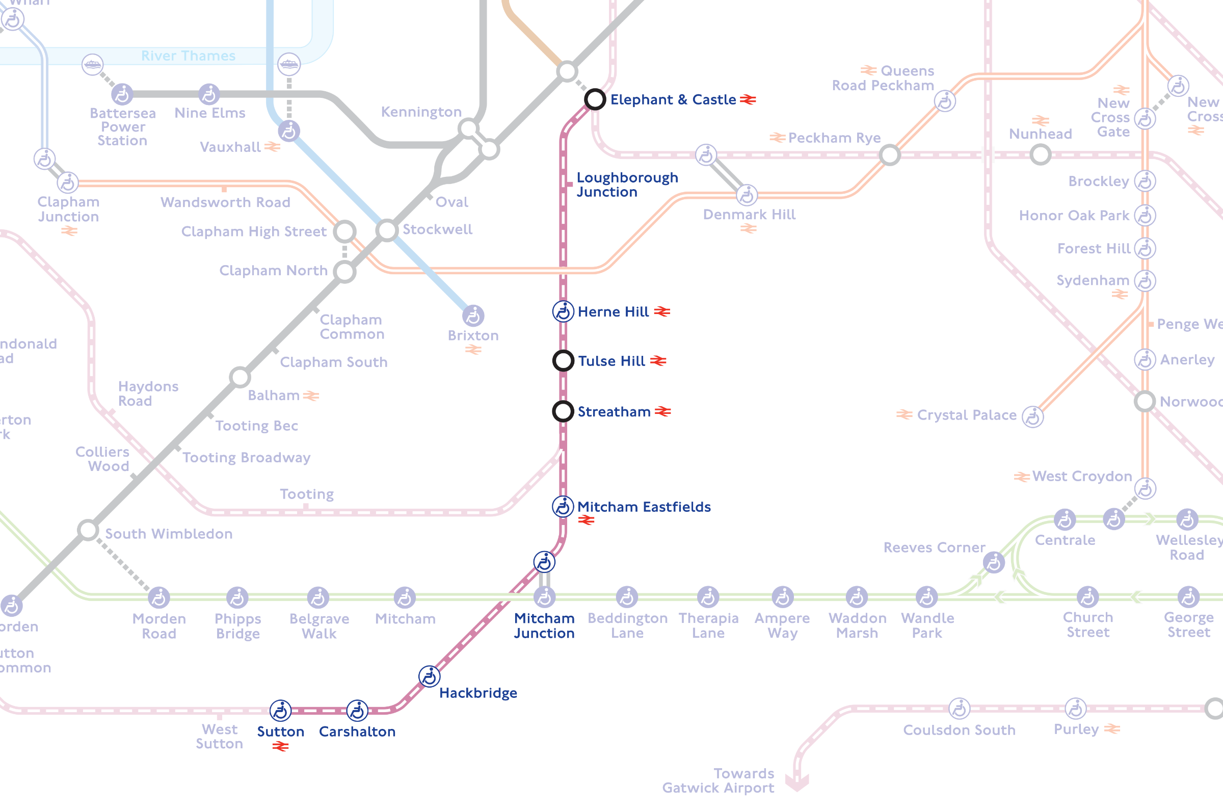 From Elephant down to Sutton