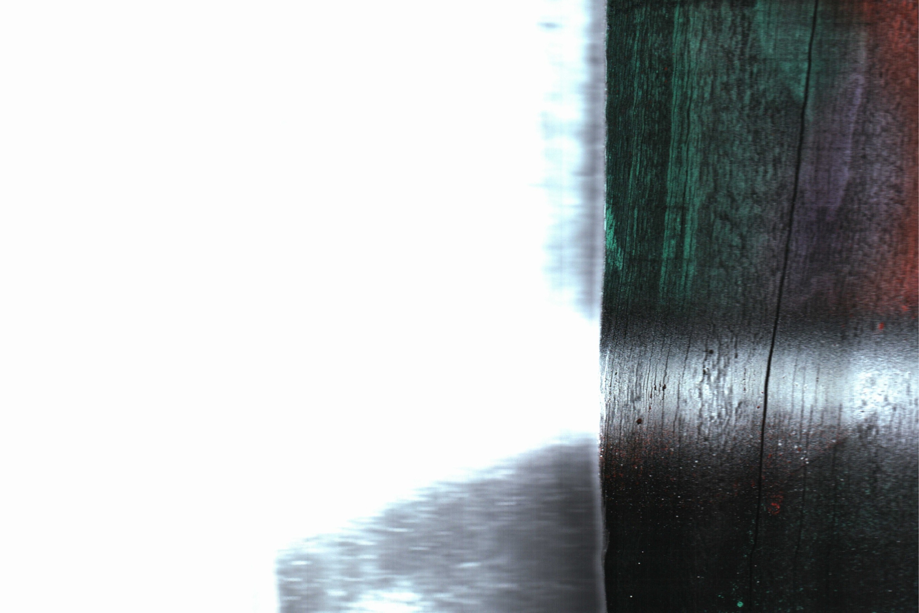 Just a weird image. I think this was a bit of fence