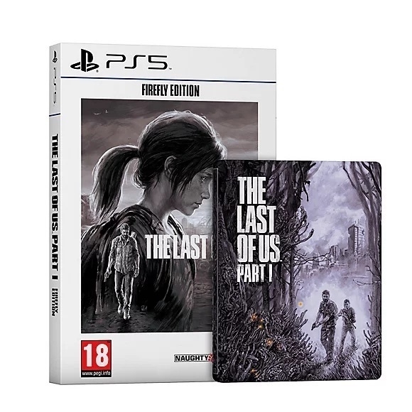 The Last of Us firefly edition box and steelbook show Joel and Ellie on the cover