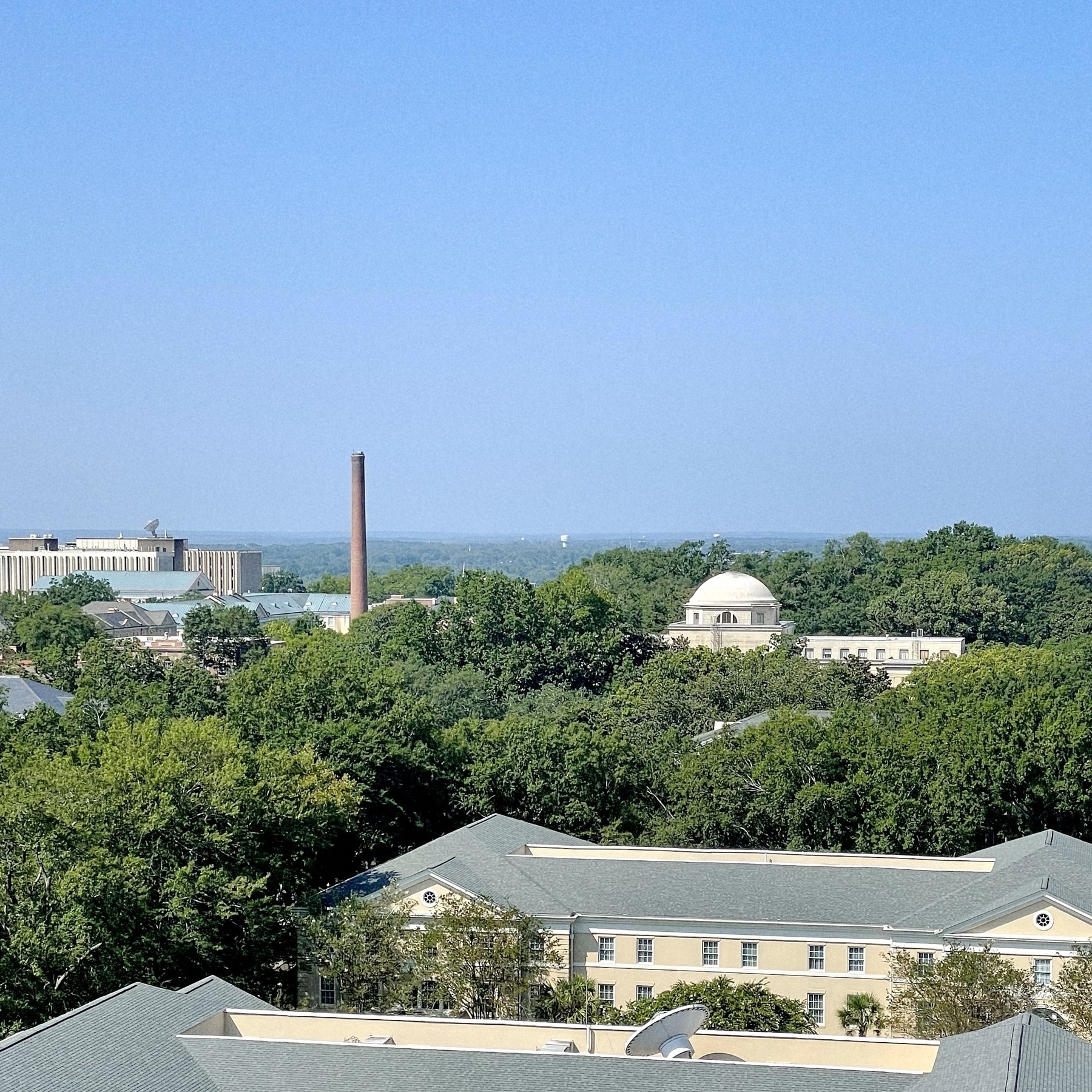 View of the University of South Carolina campus from the 8th floor of the Close-Hipp building