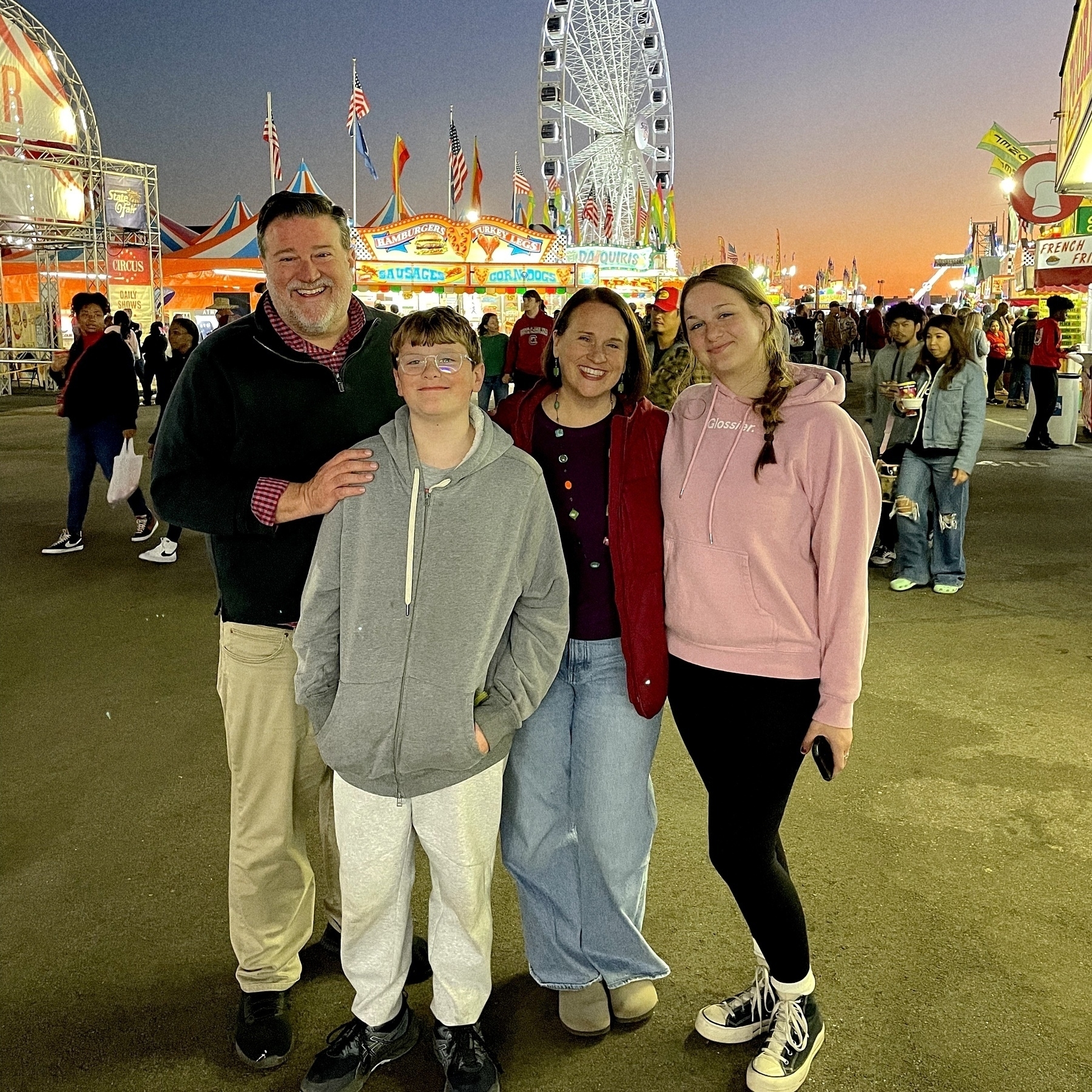 Family at the SC State Fair. 