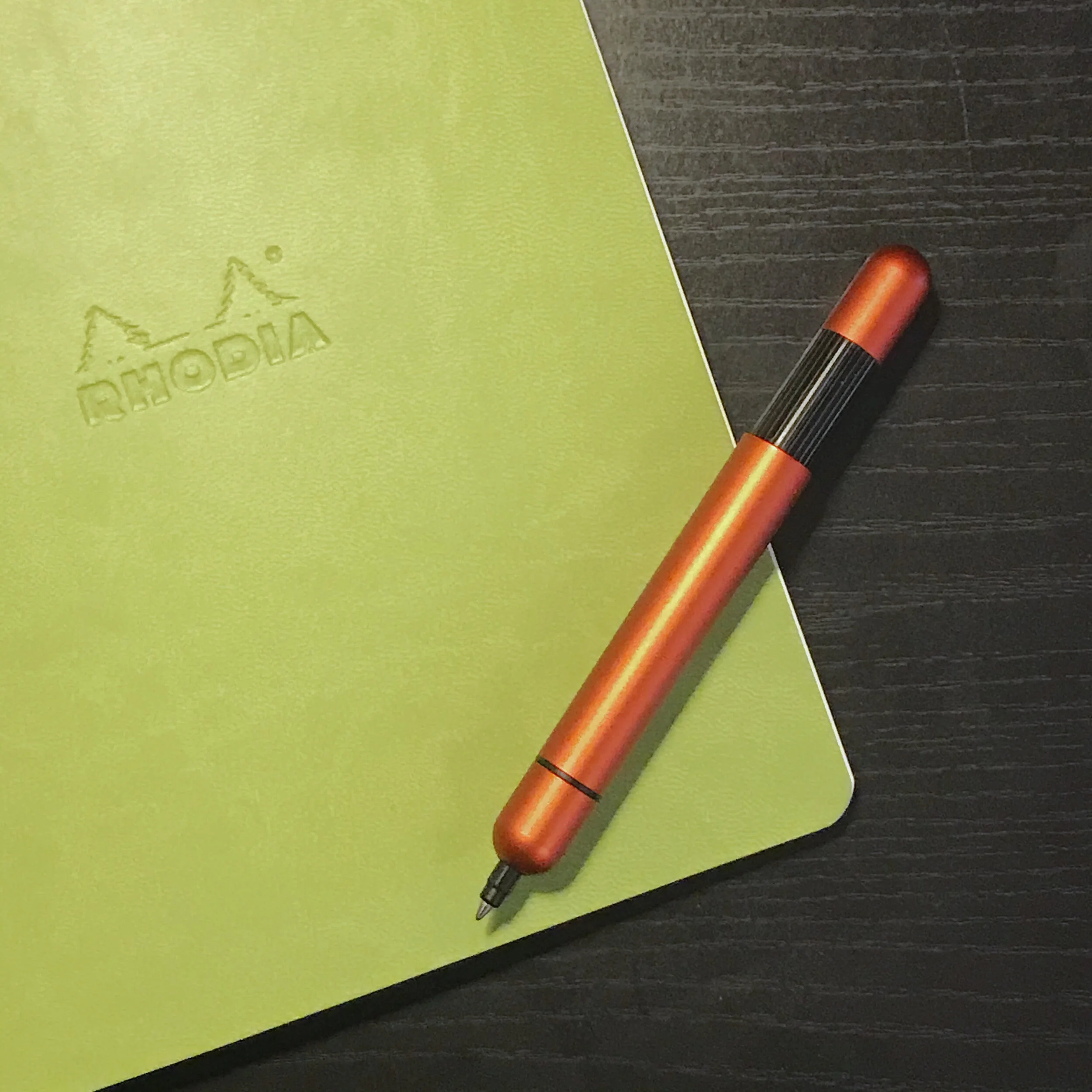 The Lamy Pico, extended to full length.